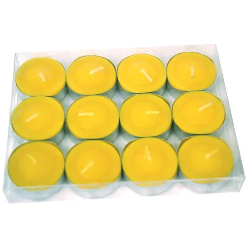 12 bougies citronnelle chauffe plat