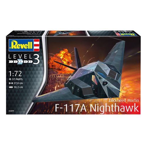 Revell F-117A Nighthawk Stealth Fighter pi&egrave;ces