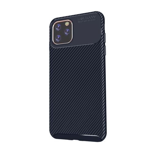 Coque en cuir avec fente pour Apple iPhone 11 6.1 - Bleu foncé