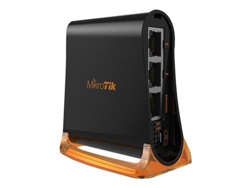 MikroTik hAP mini - Routeur sans fil - commutateur 2 ports - 802.11b/g/n - 2,4 Ghz
