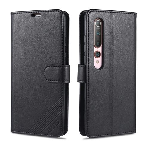 Etui en PU noir pour votre Xiaomi Mi 10/Mi 10 Pro