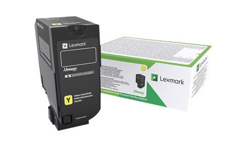 Lexmark - à rendement élevé - jaune - originale - cartouche de toner - LCCP, LRP, Entreprise Lexmark