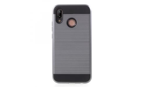 Coque hybride P20-LITE renforcée coloris gris