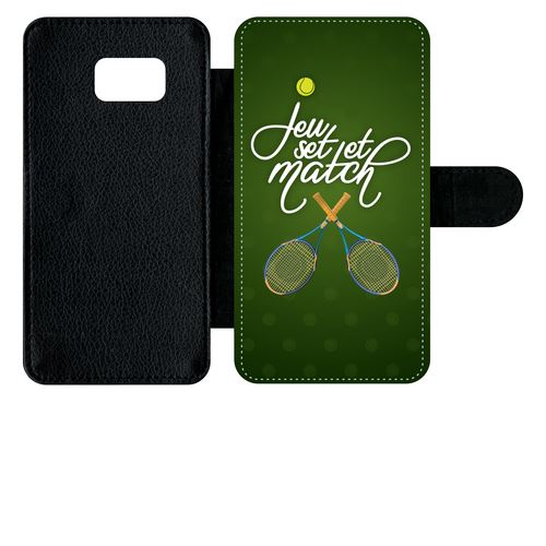 Etui À Rabat Samsung Galaxy S6 Edge Plus Jeu Set Et Match De Tennis