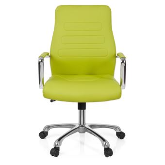 Chaise De Bureau Fauteuil De Direction Tewa Simili Cuir Vert Hjh Office Achat Prix Fnac