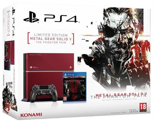 Pack Console PS4 Collector 500 Go + Metal Gear Solid 5 Phantom Pain