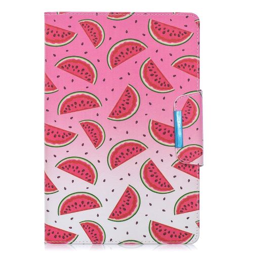 Etui en PU impression de motifs fermoir large pastèques avec support pour votre Galaxy Tab A 10.1 (2019) SM-T510/SM-T515