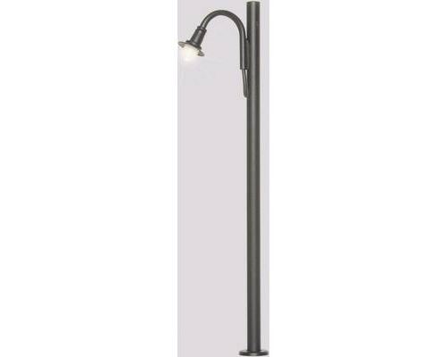 Réverbère sur mât en bois simple Viessmann 6060 modèle fini H0