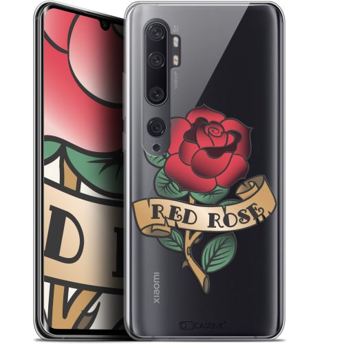 Coque Gel Xiaomi Mi Note 10 / Pro (6.47 ) Extra Fine Tatoo Lover - Red Rose