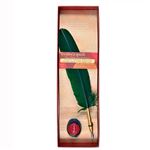 Plume d'écrivain et encre - Vert - Aladine