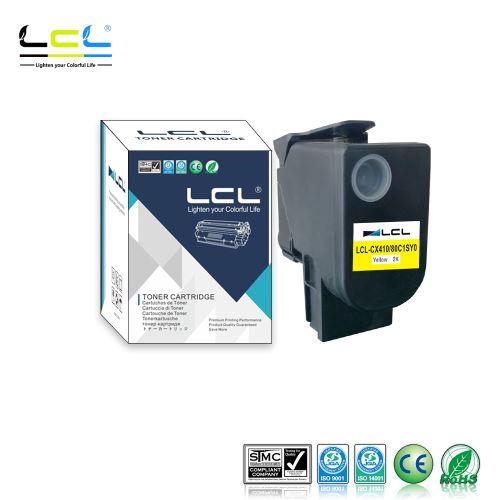 LCL Cartouche de Toner Compatible 80C0S40 800S4 80C2SY0 80C20Y0 80C2SYE 80C20YE 802SY CX310 CX410 CX510 (1 Jaune) Replacement pour Lexmark