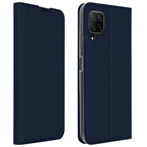 Housse pour Huawei P40 Lite avec Porte-carte Fonction Support Vidéo bleu nuit
