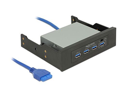 DeLOCK 8,89/13,4 cm 3.5/5.25zoll Hub USB 3.0 4 ports