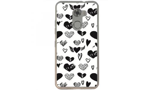 Coque souple pour Altice S61 avec impression Motifs Love coeur 1
