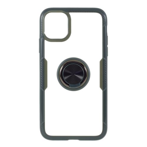 Coque en TPU avec béquille vert foncé pour votre Apple iPhone 11 Pro 5.8 pouces (2019)