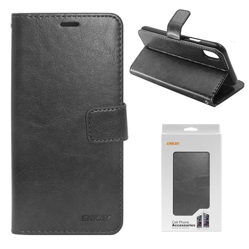 Etui en PU couleur noir pour votre Apple iPhone XR 6.1 inch