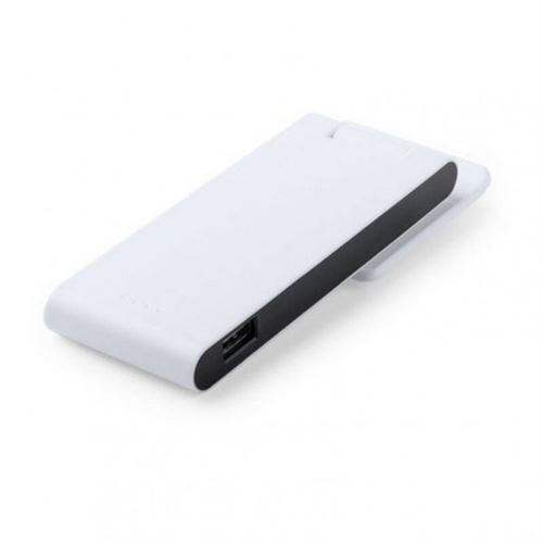 Power Bank avec Support pour Mobile 4000 mAh 144987 - Blanc