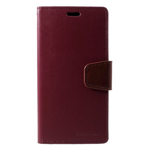 Etui en PU rouge vin pour votre Apple iPhone XS Max 6.5 inch
