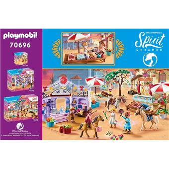 Playmobil Spirit Au galop en toute liberté 70696 Etal de friandises de Miradero