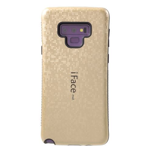 Coque en TPU motif mosaïque hybride or pour votre Samsung Galaxy Note9 N960