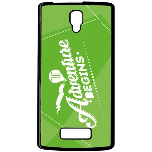Coque Lenovo A2010 The Adventure Begins Fond Vert