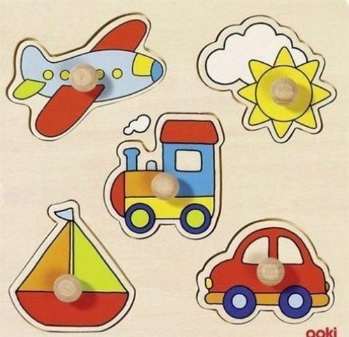 Goki 5-Piece Puzzle mon voyage