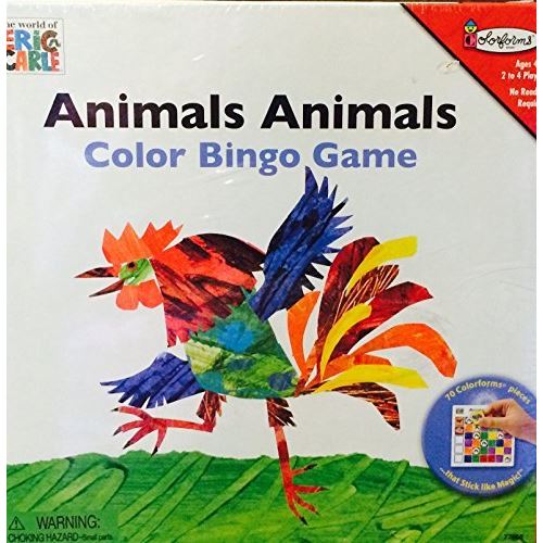 Colorforms Animaux Animaux Jeu de bingo en couleur