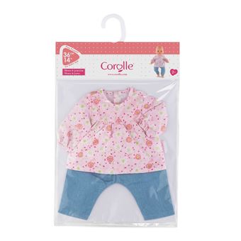 Blouse et Pantalon Corolle pour poupon 36 cm Accessoire poupee Achat prix fnac