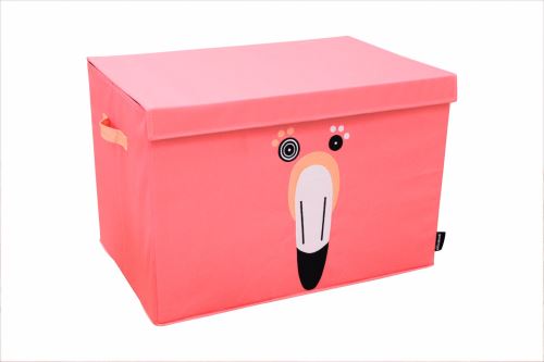 Coffre de rangement Flamingos le Flamant Rose Les Déglingos
