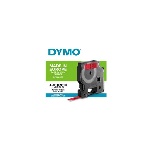 Ruban Dymo D1 - 40917 - Ruban noir/rouge - 9 mm x 7 m