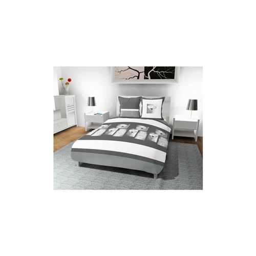 Parure de couette 240x220 cm PETALE BLANC, 100% coton 57 fils/cm2