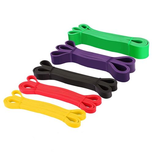 5pcs Bandes de Résistance Set Elastiques, Musculation-Bandes de Fitness