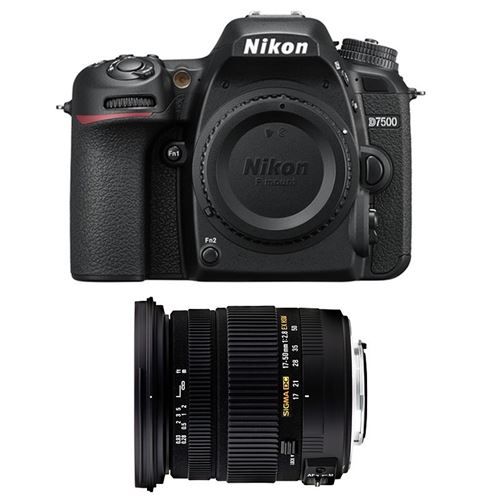 NIKON d7500 + sigma 17-50 dc os ex hs