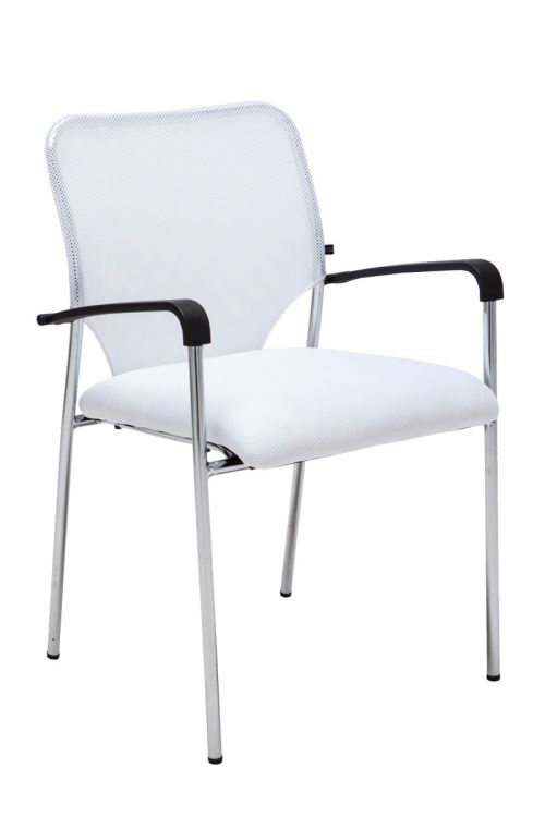 Chaise visiteur CUBA , Blanc