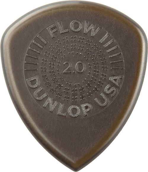 Dunlop 549P200 - 6 médiators Flow Standard Grip - 2.00 mm