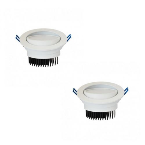 pack spot led vision-el 2x-sa76371 blanc jour