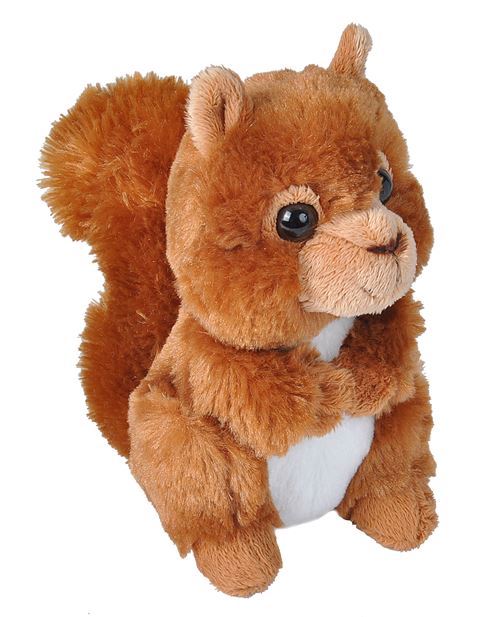 Wild Republic Orange Écureuil En Peluche Junior 18 Cm En Peluche