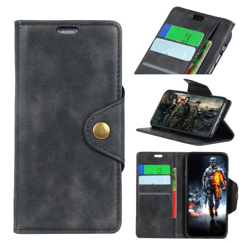 Etui en PU avec support couleur noir pour Google Pixel 3 Lite