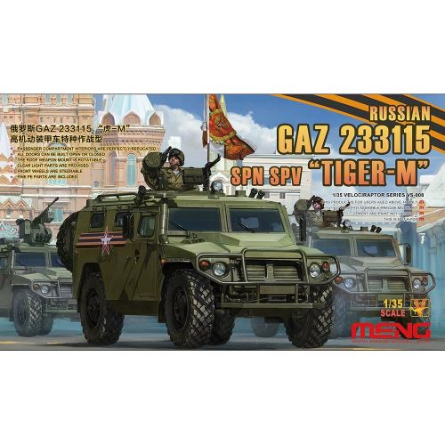 Maquette véhicule militaire : russian gaz 233115 tiger-m spn spv meng