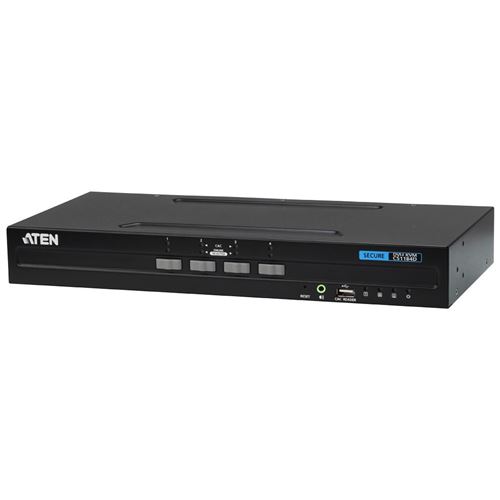 ATEN CS1184D, commutateur KVM sécurisé, 4 ports, DVI, USB, audio