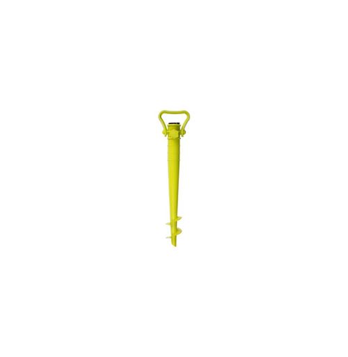 Pied de parasol pour la plage à planter - 42 x 9,5 cm - Plastique - Vert