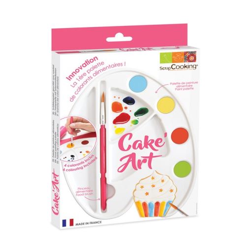Palette de peinture alimentaire - Cake Art