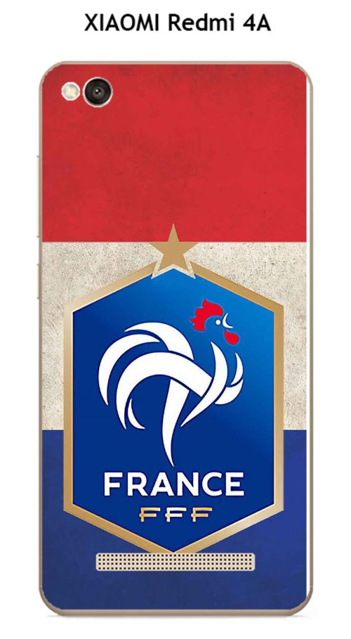 Coque XIAOMI Redmi 4A design Foot France fond drapeau