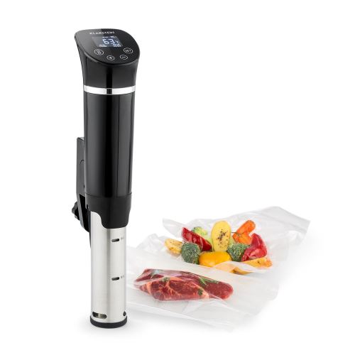 Klarstein Quickstick Flex Pompe de cuisson sous-vide - Thermoplongeur 1300W - noir
