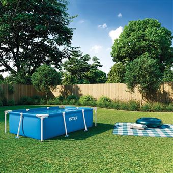 Piscine Gonflable Summer Waves Rectangulaire Familiale - 2m X 1,5m X 51cm Pour Enfants Et Jardin