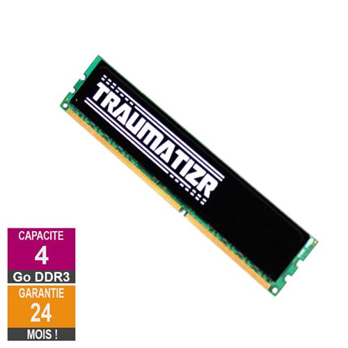 Barrette Mémoire 4Go Ram Ddr3 Sharkgaming T0143A Dimm Pc3-12800U