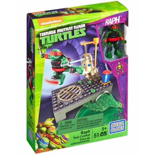 Mega Bloks DMX35: Tortues Ninja: Figurine Léo coffret combat Dojo