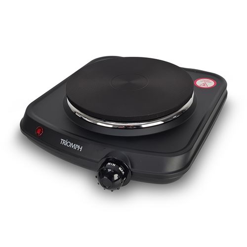 Non Communiqué Noir Plaque De Cuisson Induction Triomph 1 Foyers 1500 W 15 Cm