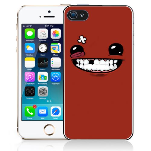Coque pour iPhone 5C super meat boy