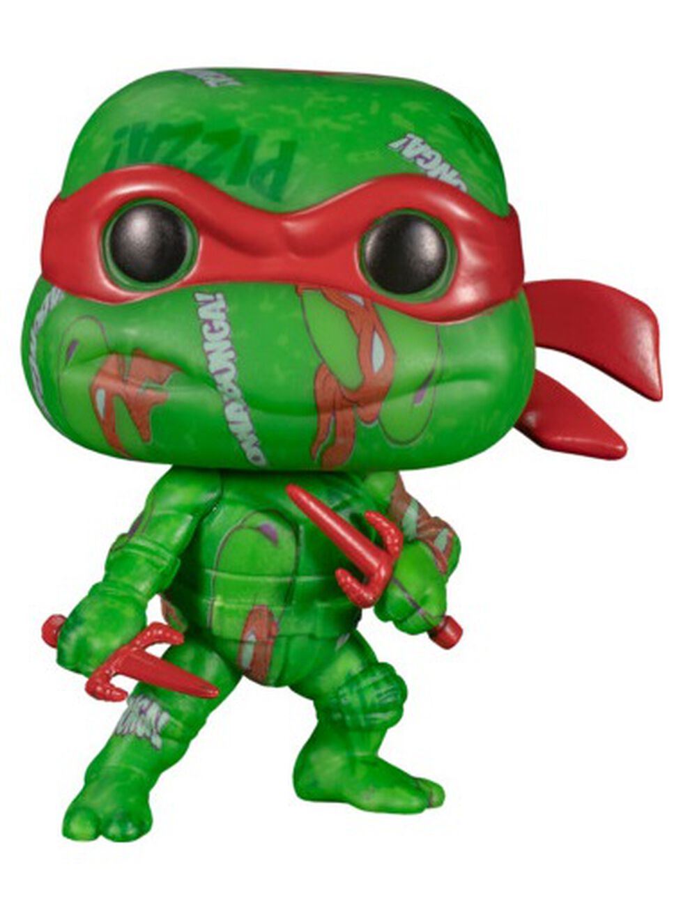 Figurine Raphael Artist With Pop Protector / Les Tortues Ninja / Funko Pop  Animation 57 / Exclusive Special Edition